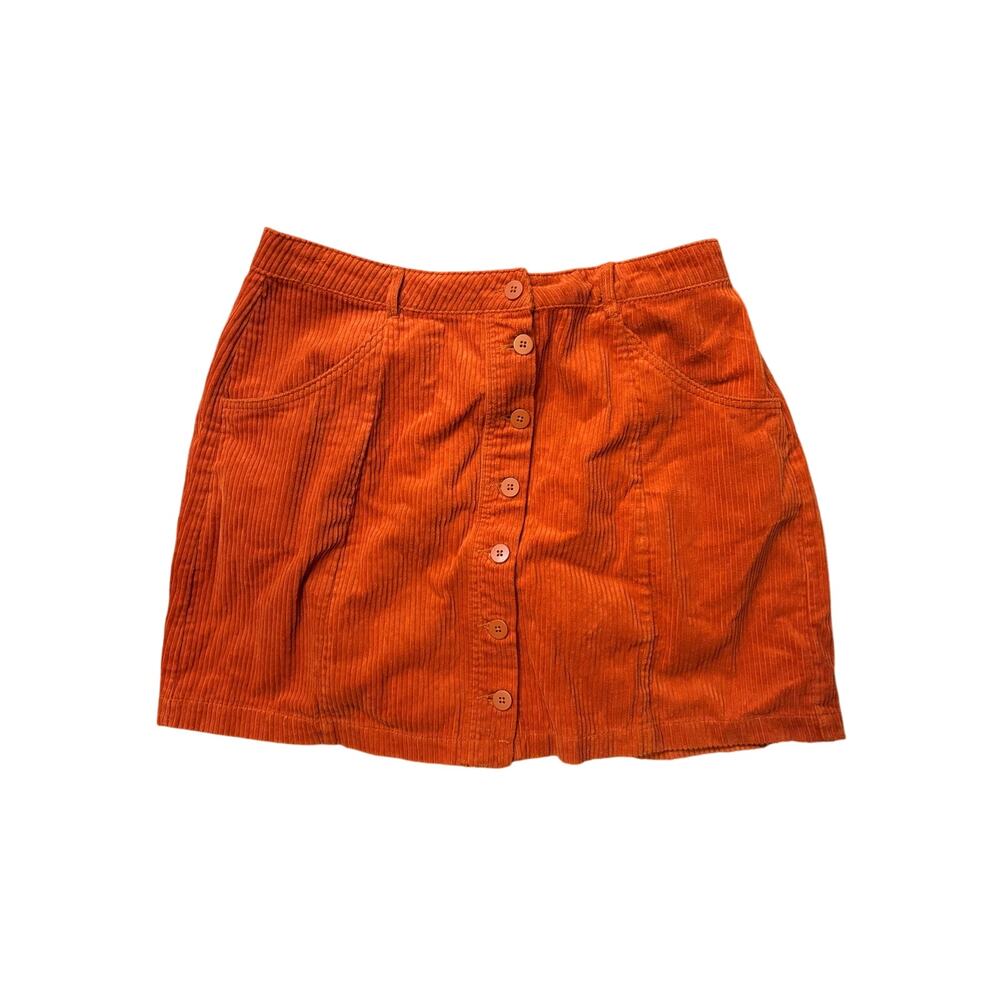 Forever 21 0X skirt orange corduroy